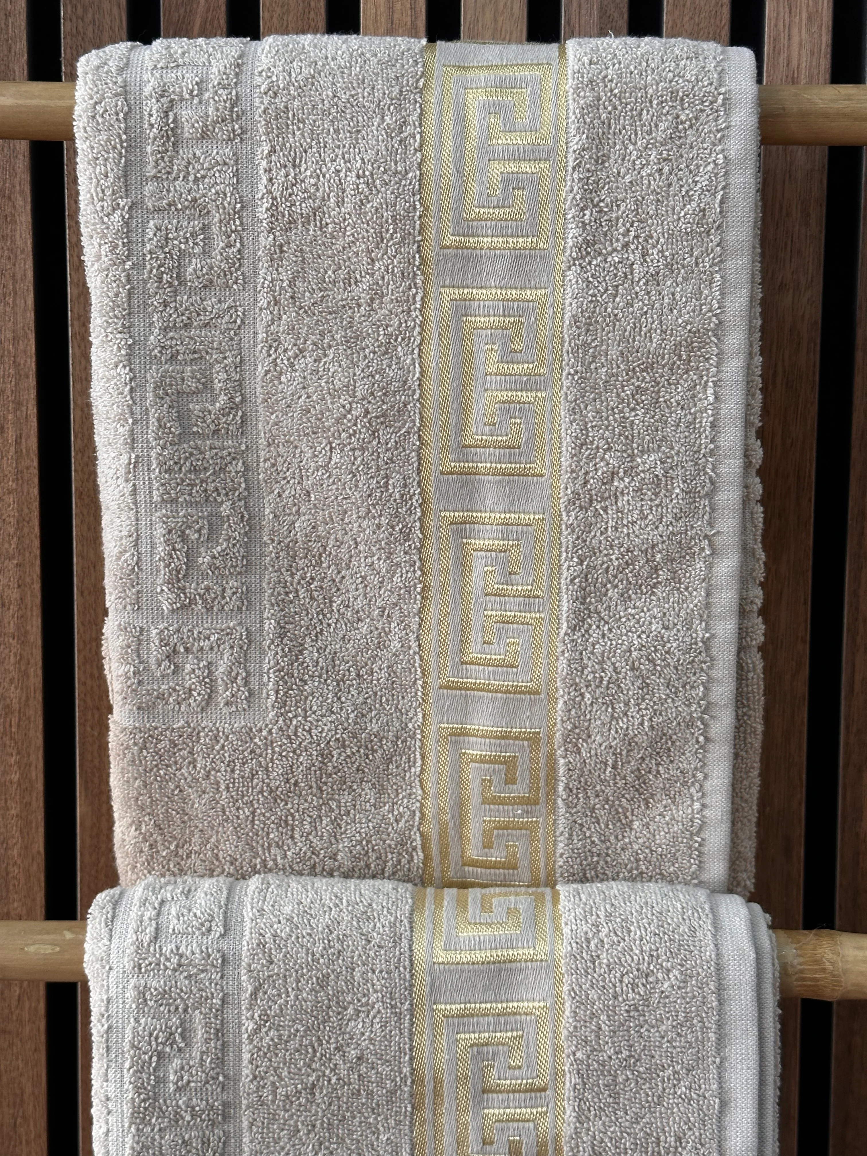 Nurpark Handtuch Taupe 50x70 cm - Image 4