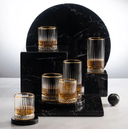 Pasabahce Elysia Gold 4er Longdrink Glas 280 ml Golden Touch - Image 3