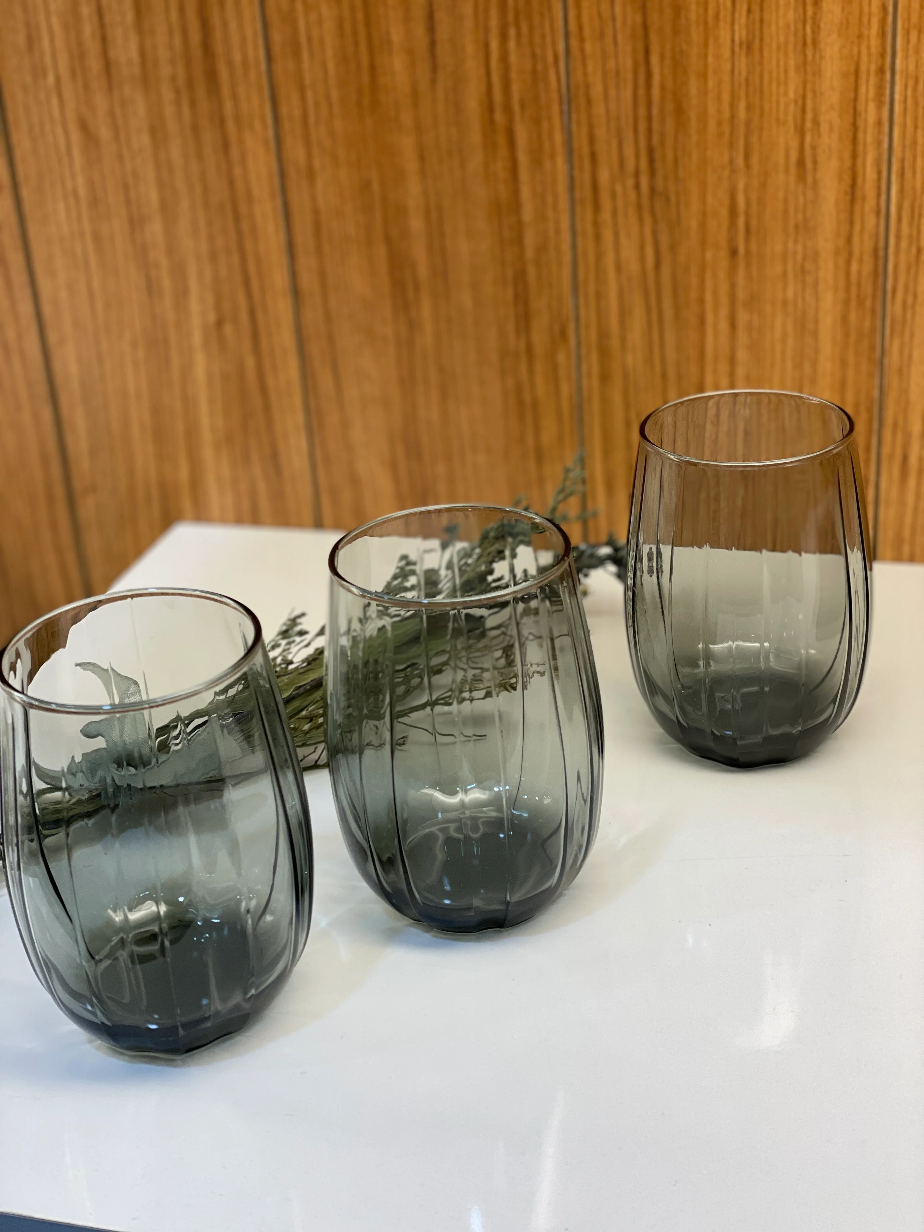 Pasabahce Linka Smoked Gläser 3er Set – 380ml - Image 3