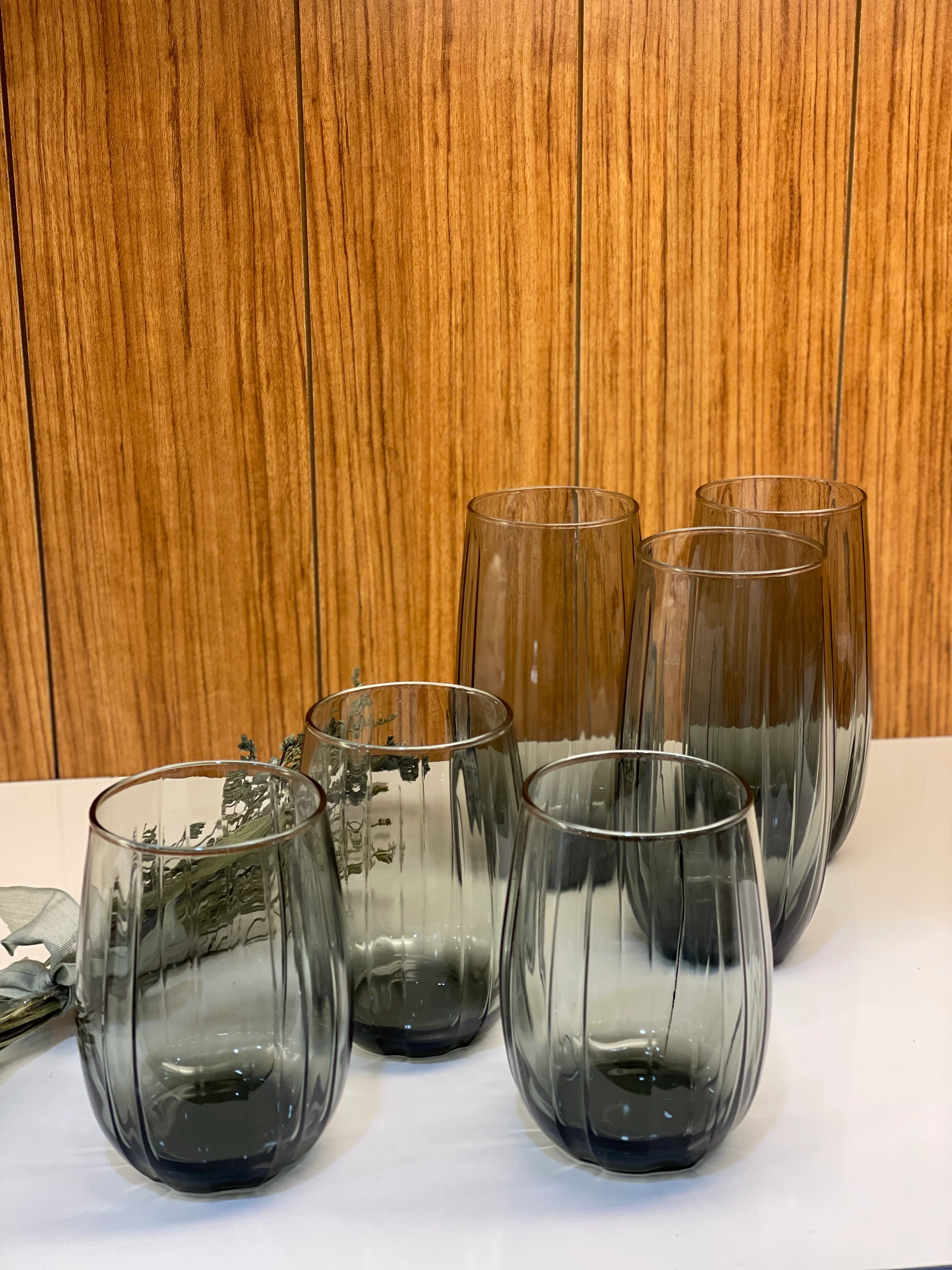 Pasabahce Linka Smoked Trinkglas 3 er Set 500 ml Longdrink - Image 3