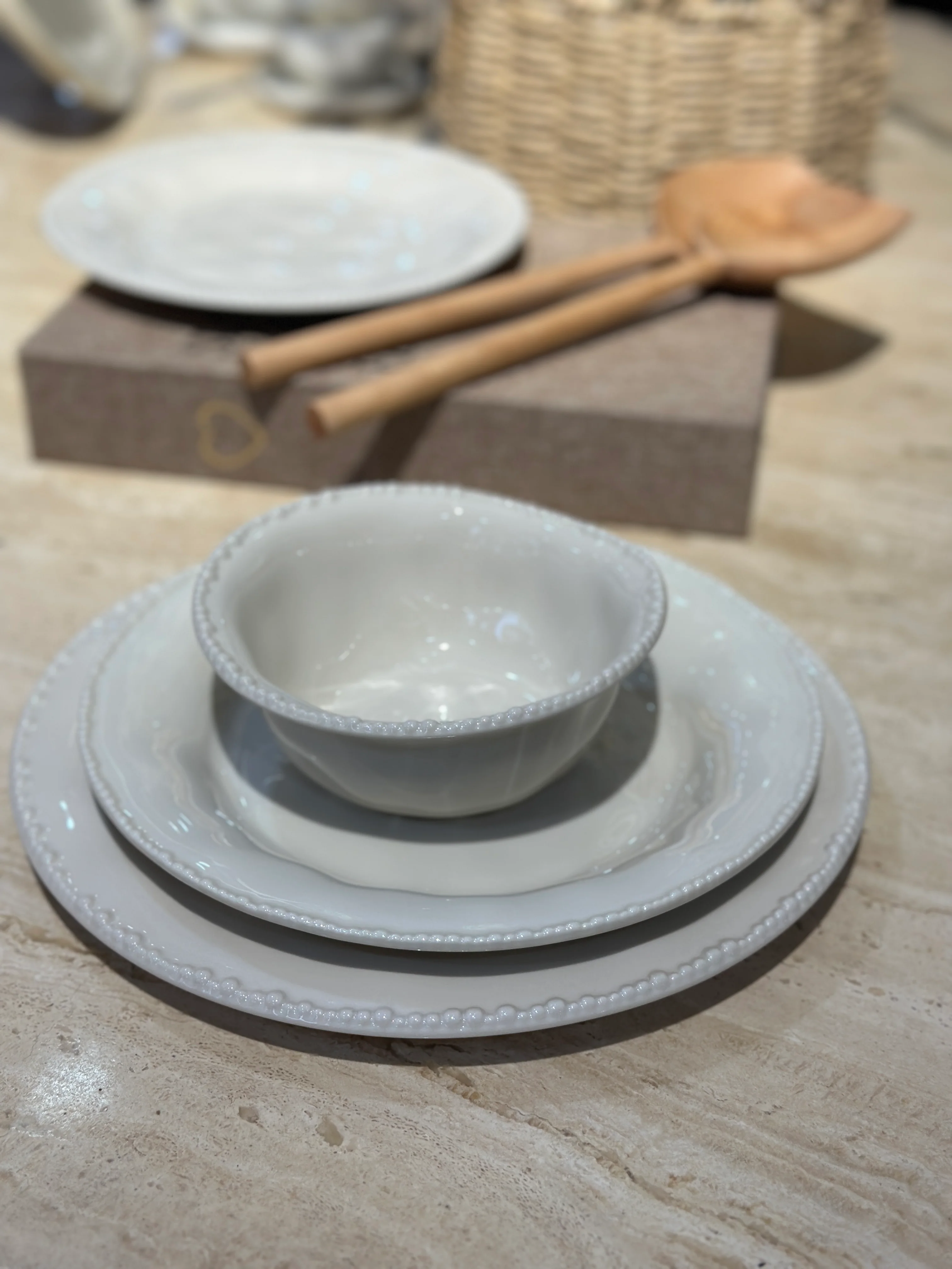 Pearls Beige Geschirrset 24 teilig - Image 4