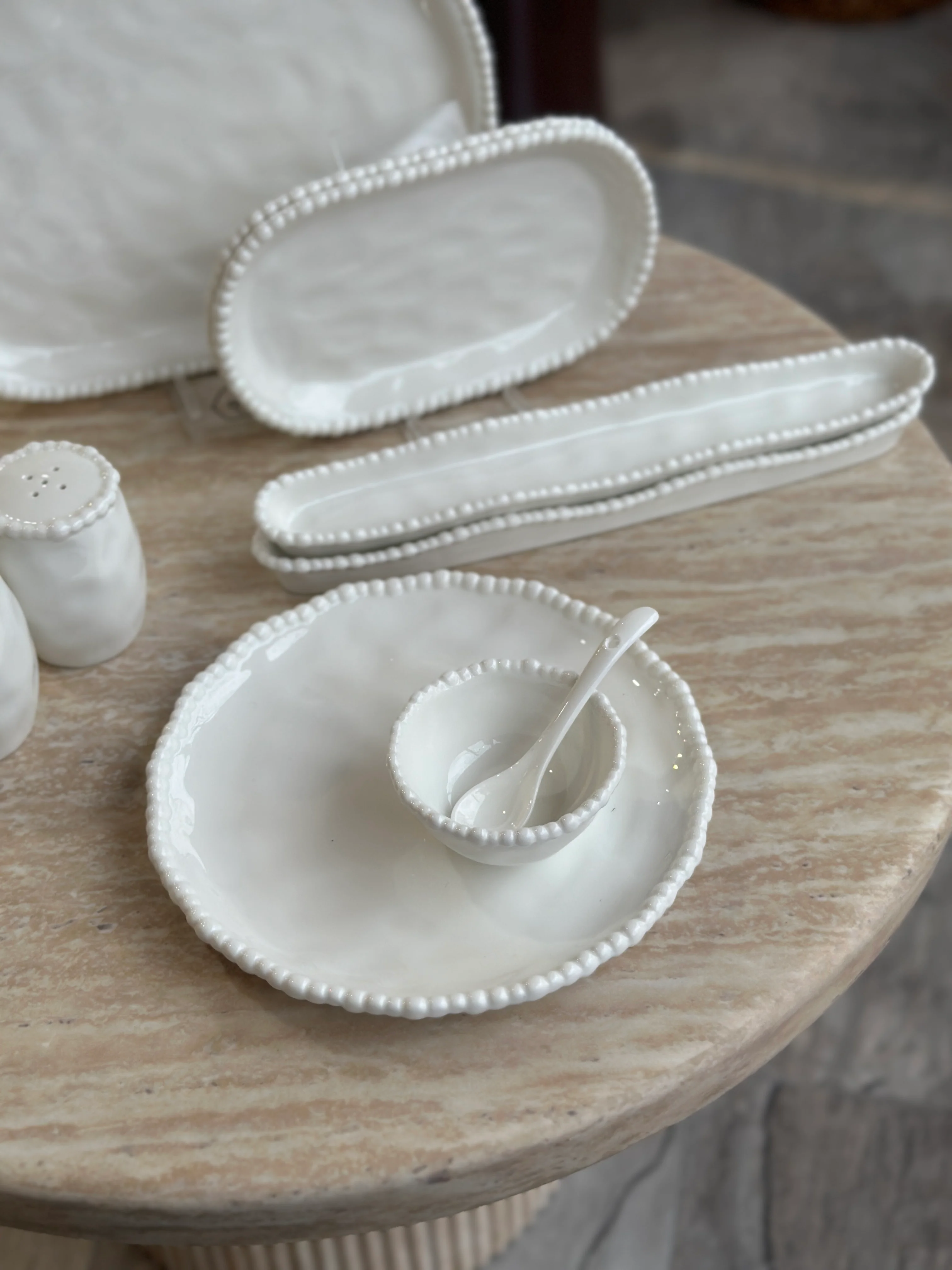 ** PRE-ORDER ** Pearly Weiss 31-teiliges Frühstücksset - Image 7