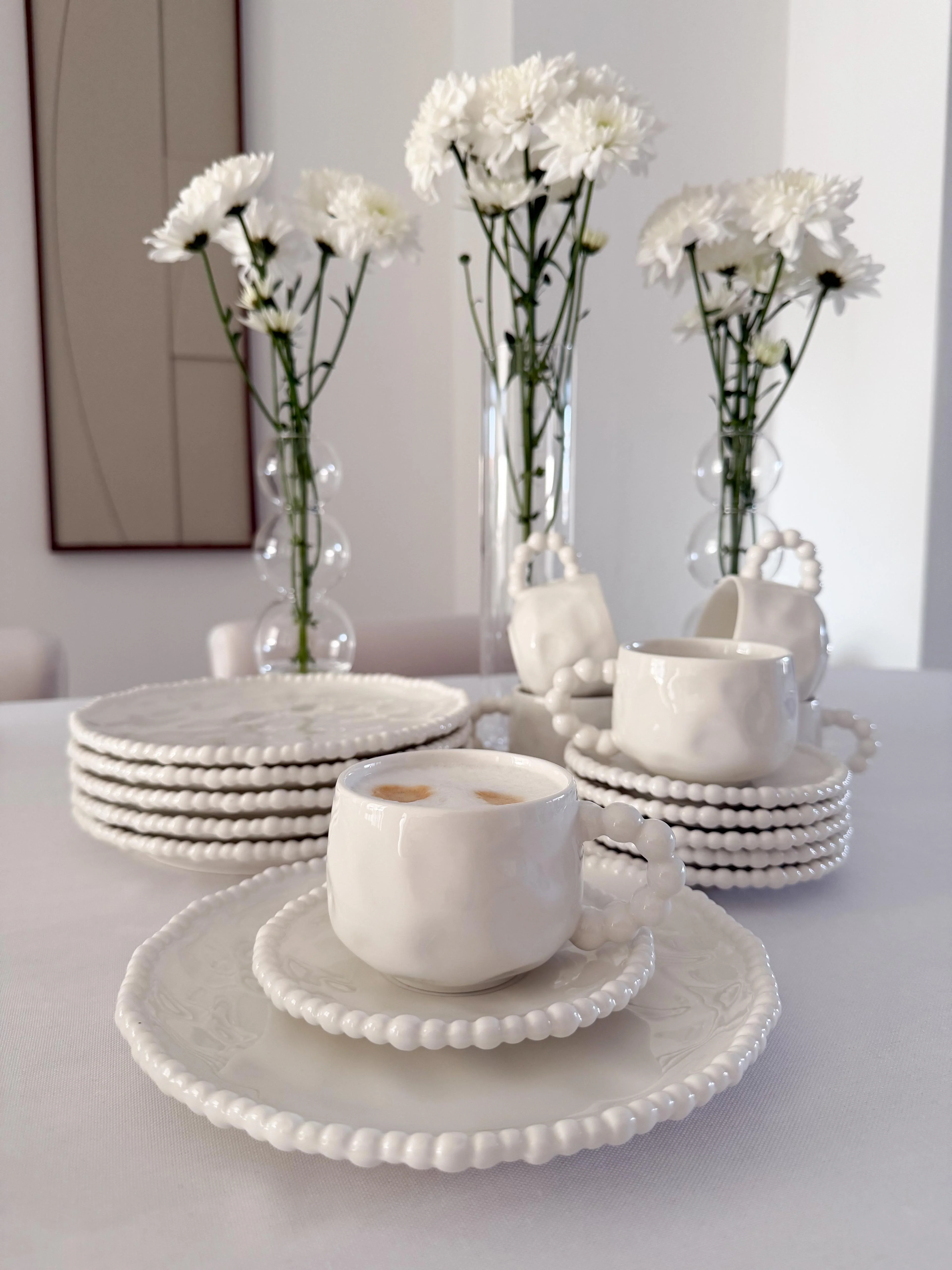 Pearly Weiss 6er Kaffeetassen Set - Image 4