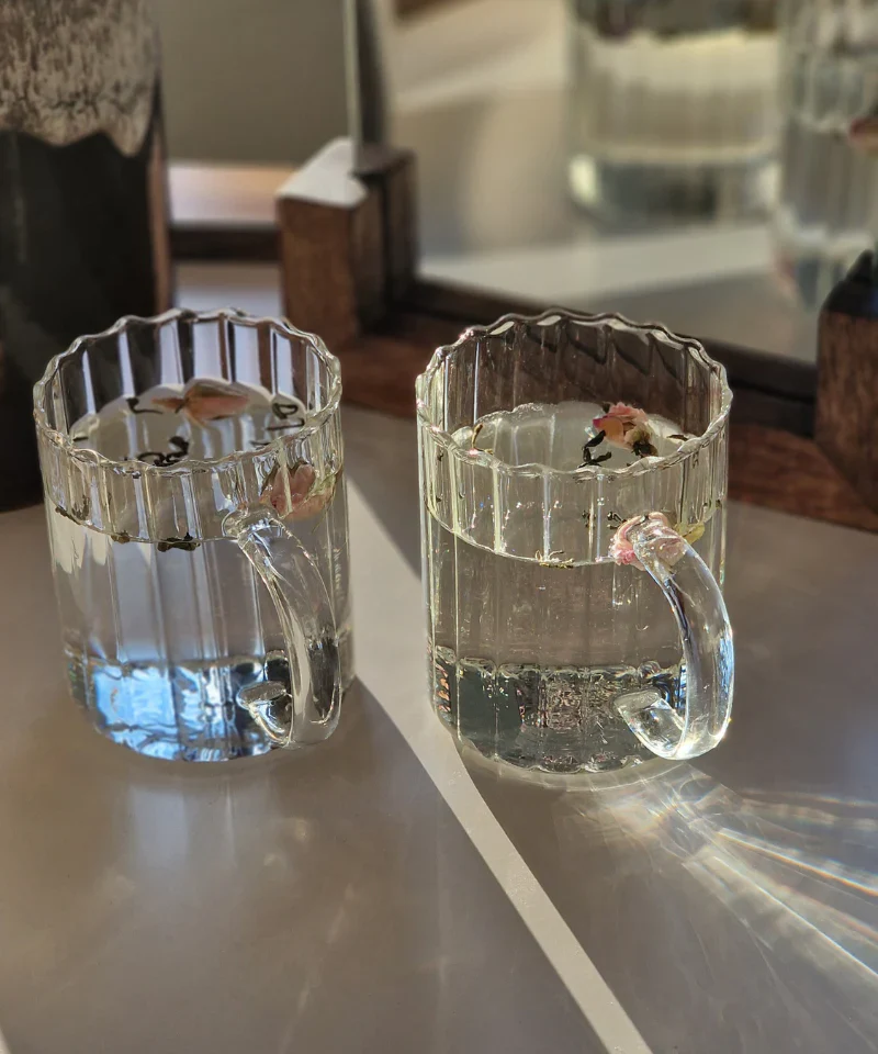 Riffle Cup Borosilikatglas 2er Set 350 ml - Image 3