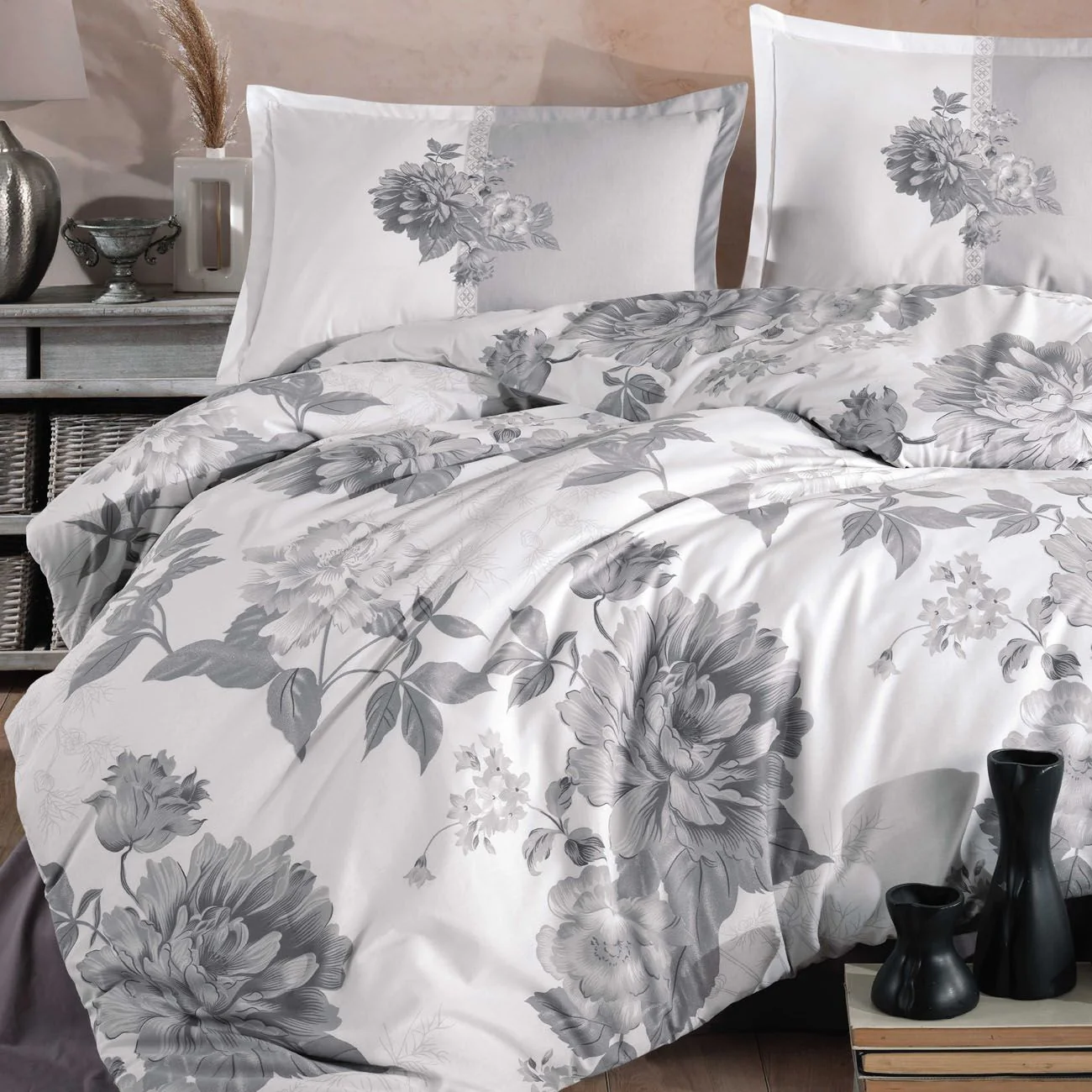 Rohan V1 Bettwäsche Set 4 tlg. 100% Baumwolle 200x220cm - Image 2