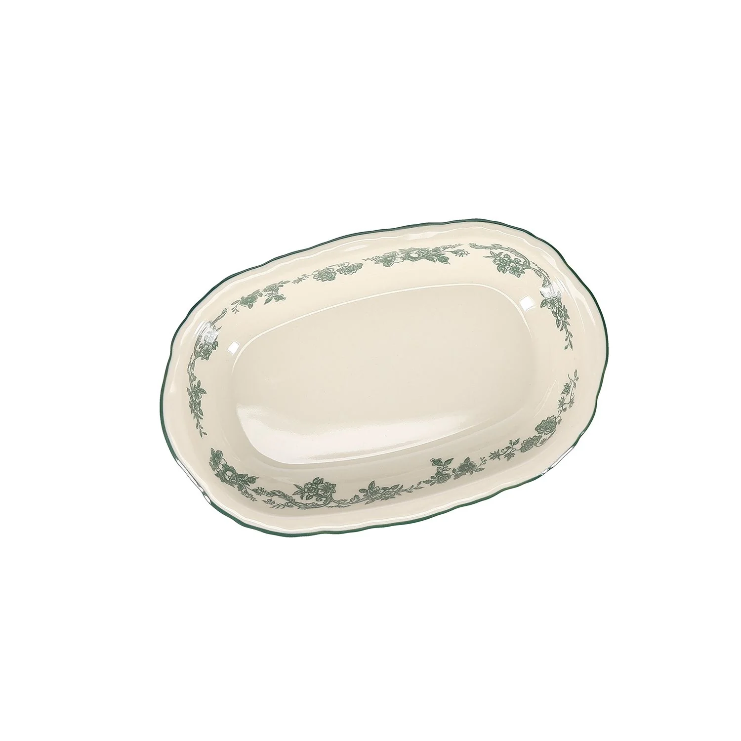 Servierschale 26,5cm oval grün Cyril - Image 2