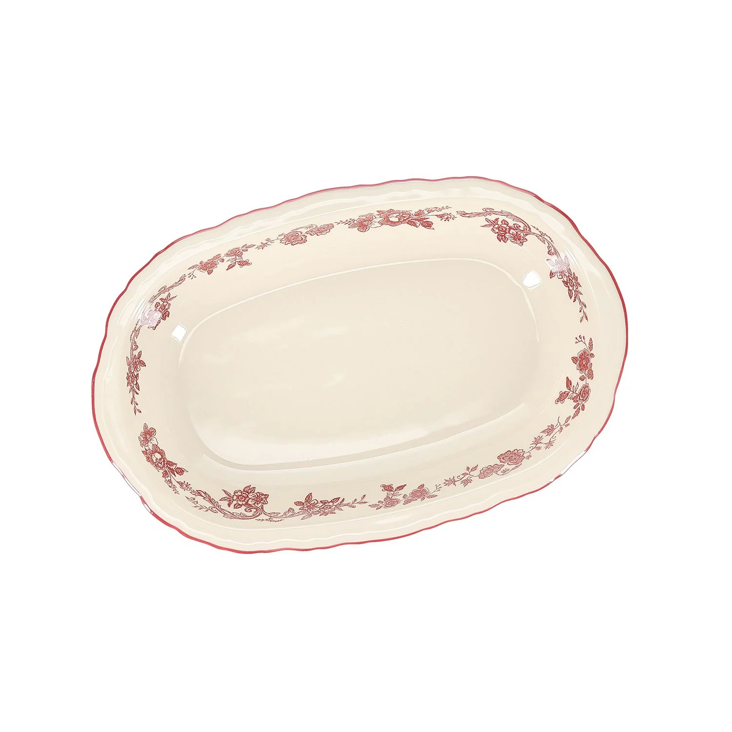 Servierschale 26cm oval Burgundy Cyril - Image 3
