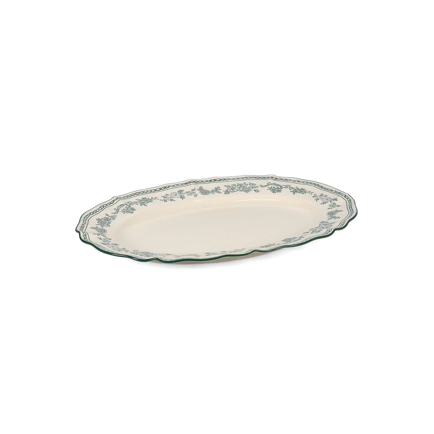 Servierschale 32,5cm oval grün Cyril - Image 2