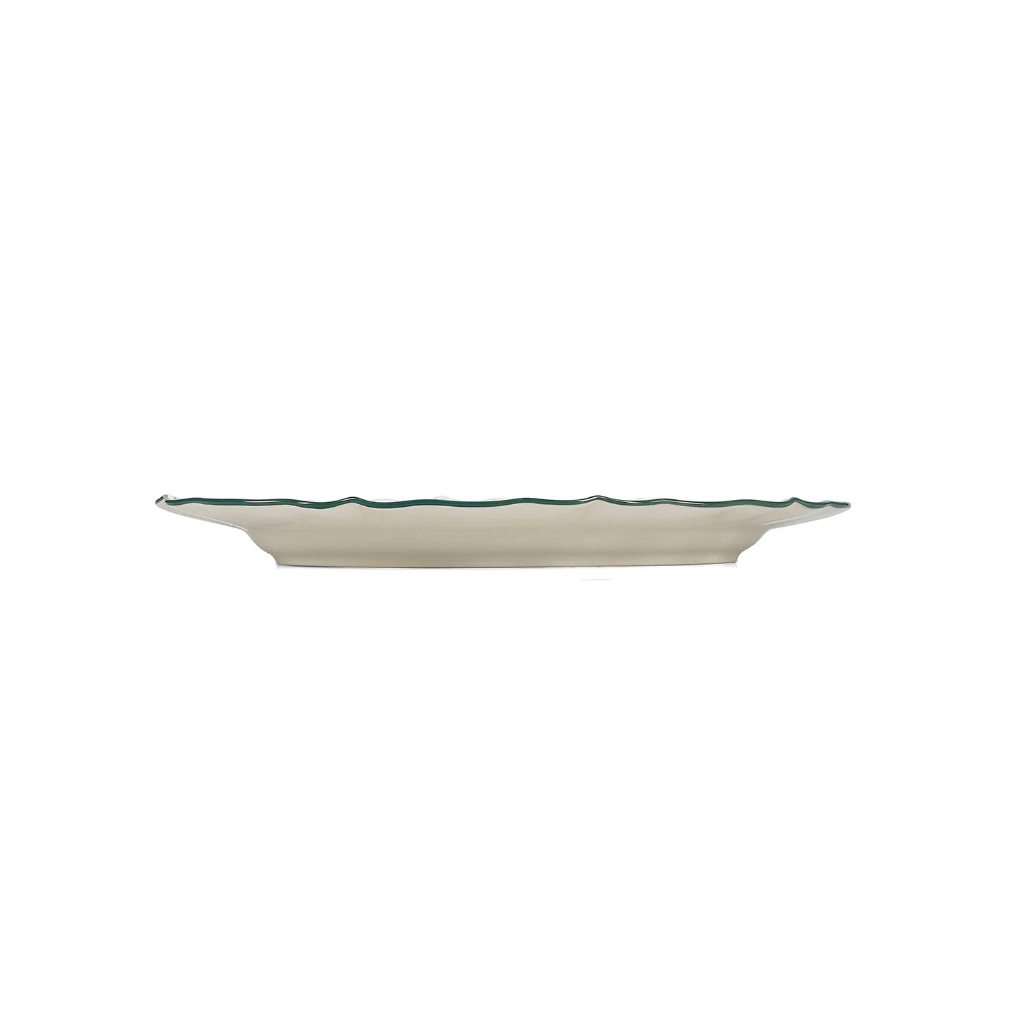 Servierschale 32,5cm oval grün Cyril - Image 3