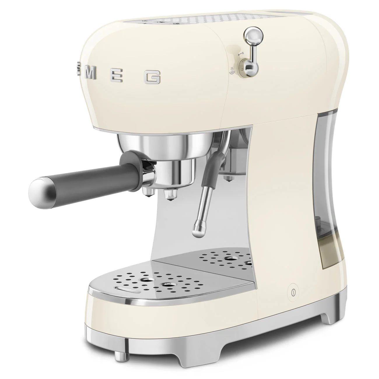 Smeg Espresso-Kaffeemaschine Creme Glänzend - Image 4