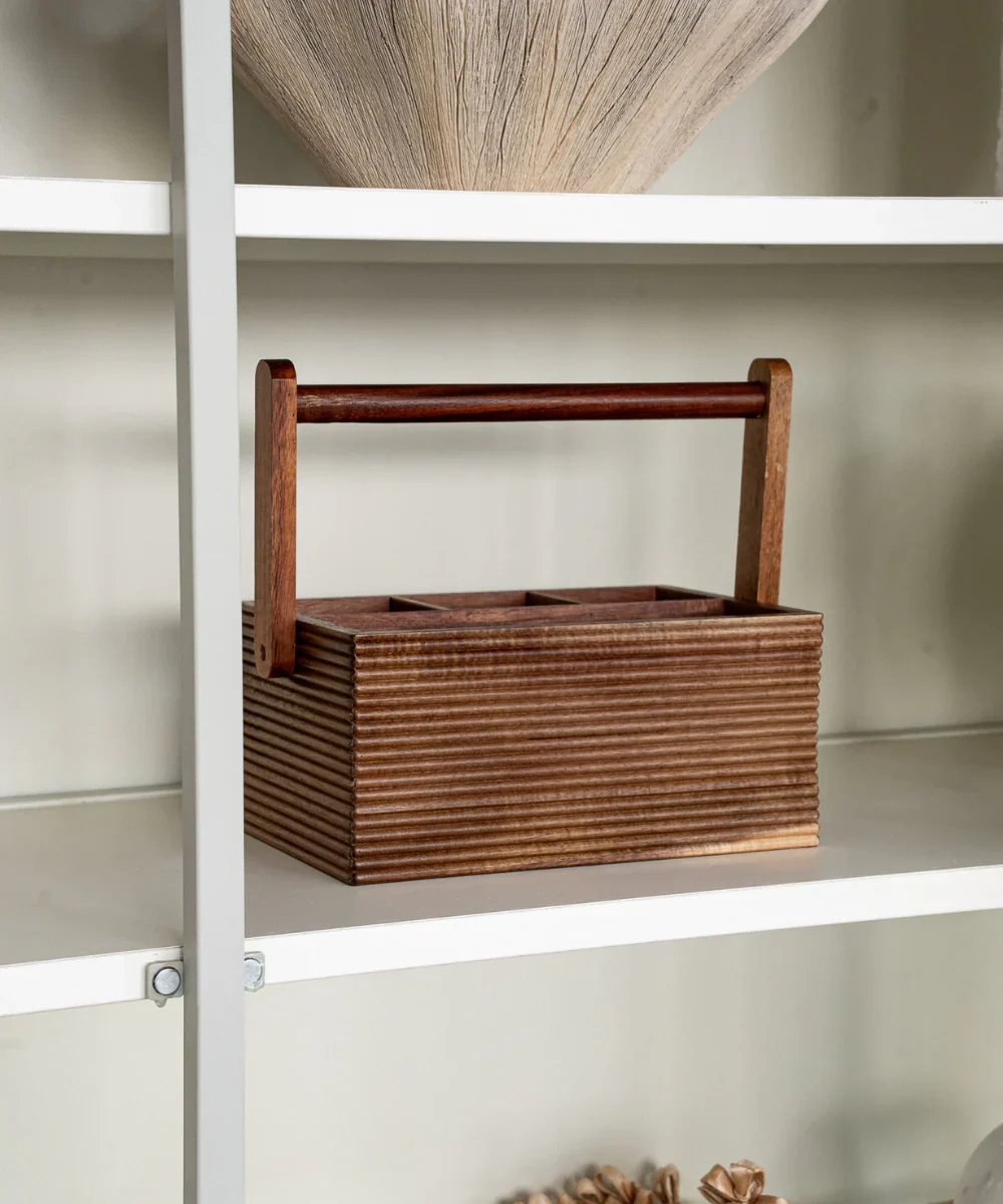 Stripe Organizer aus Akazienholz - Image 5