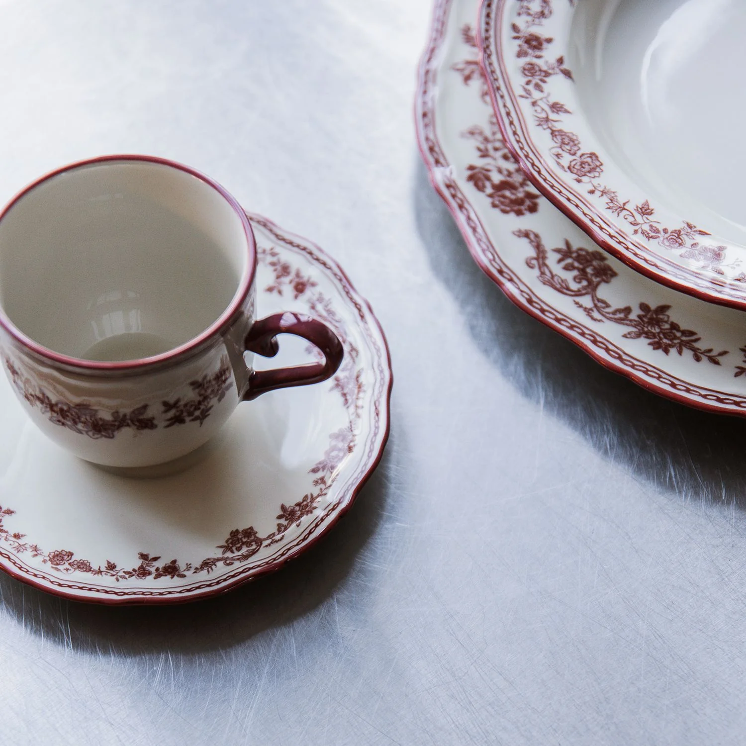 Untertasse 15,5cm Burgundy Cyril - Image 5