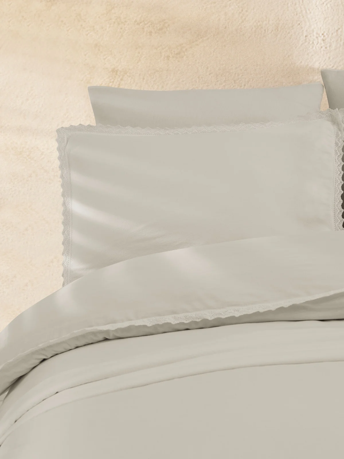 Tilya Ivory Bettwäsche Set 4 tlg. 200x220cm - Image 2