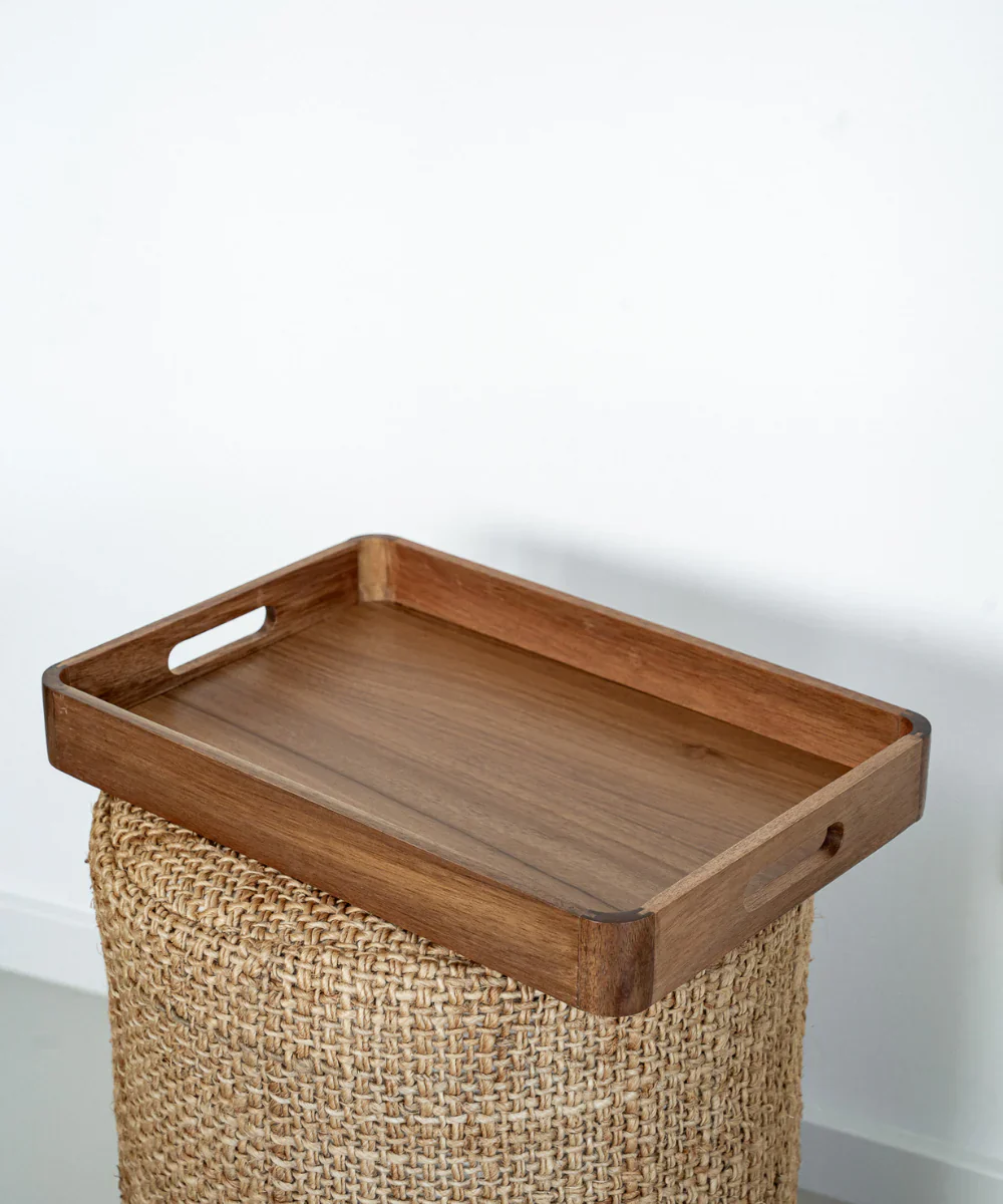 Tora Tablett aus Akazienholz 35x25cm - Image 3