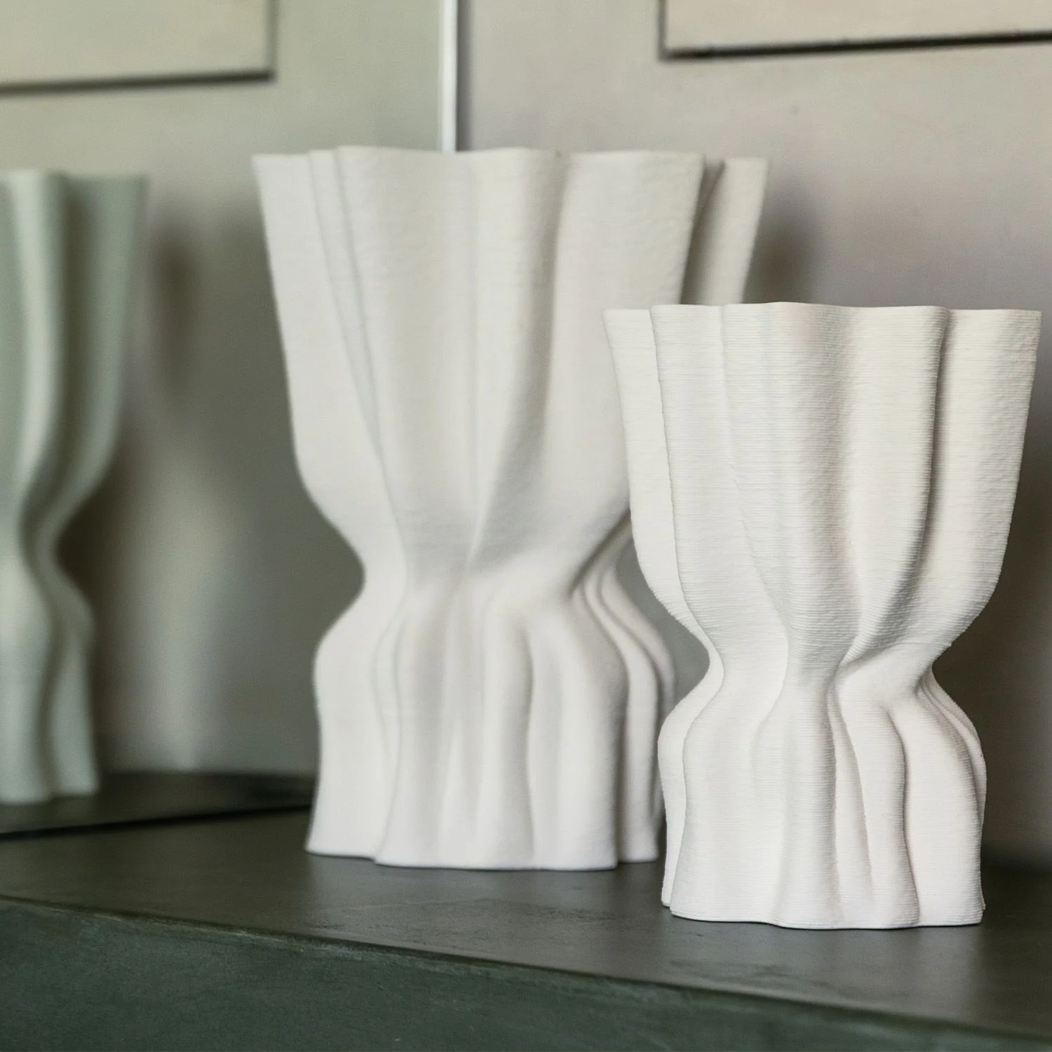 Vase Vea 22xH29cm weiss - Image 4