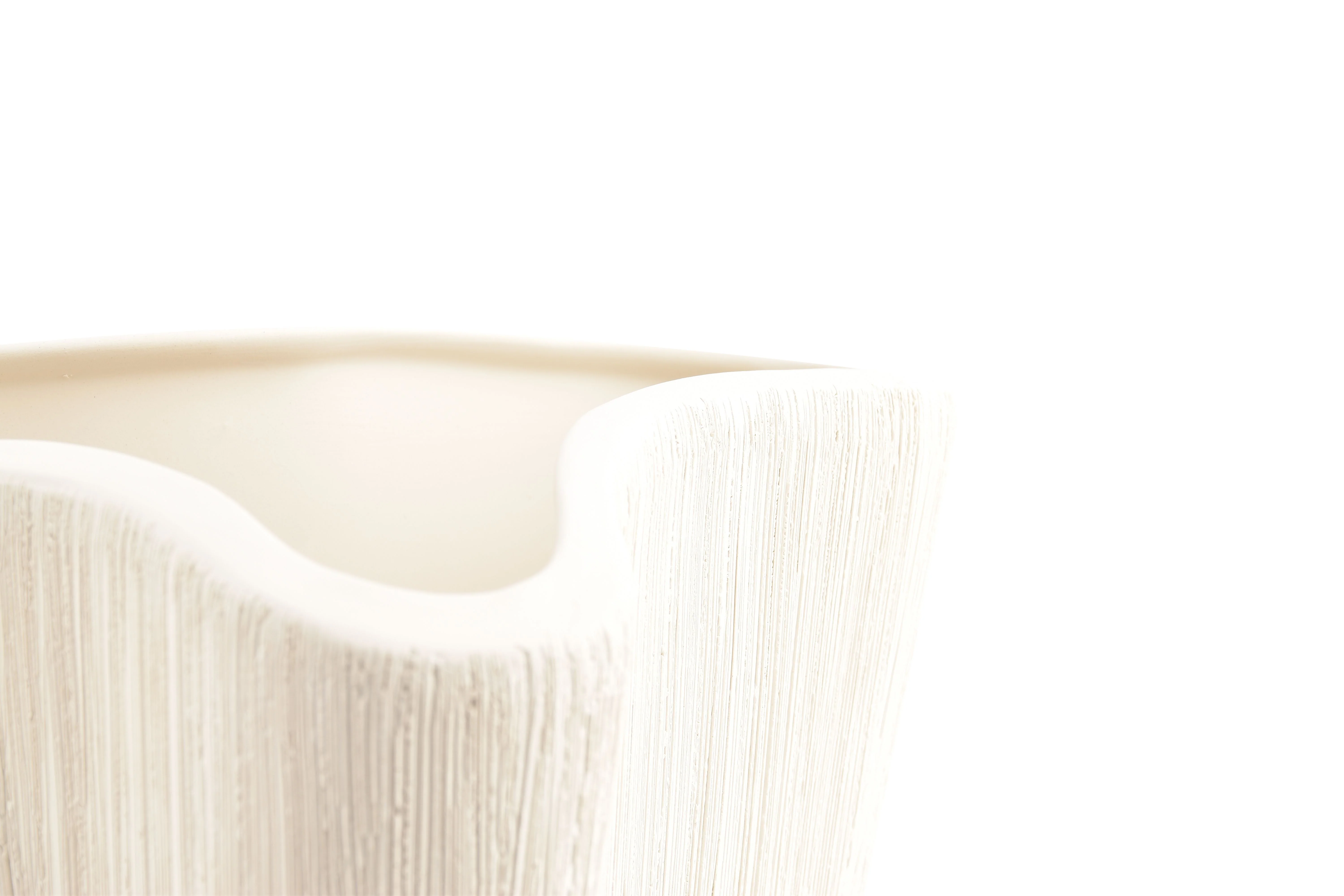 Vase Vico B28,5cm x H27cm beige - Image 4