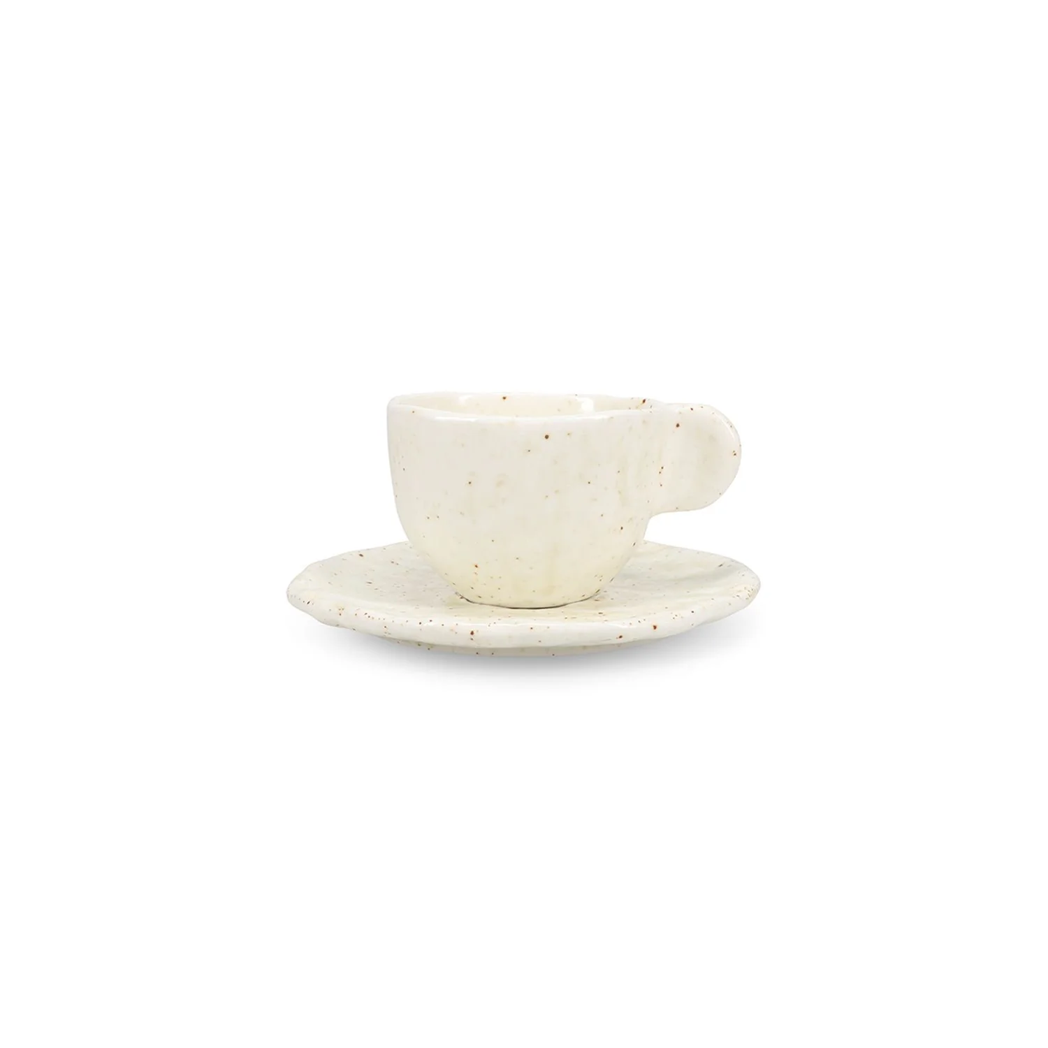 Vita Kaffeetasse mit Unterteller Beige - Image 3