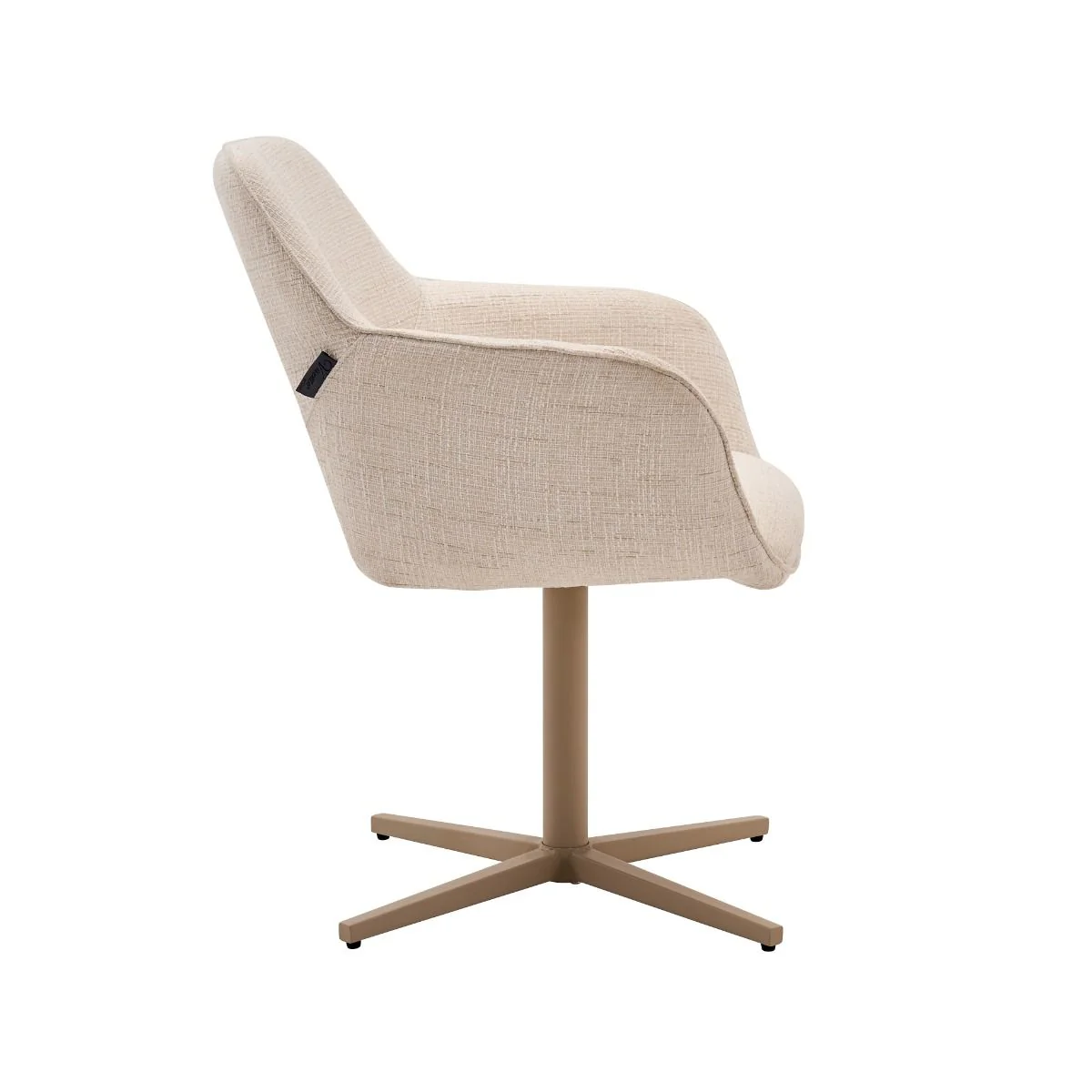 Vivente Alba Esszimmerstuhl Beige - Creme Stoff - Image 3